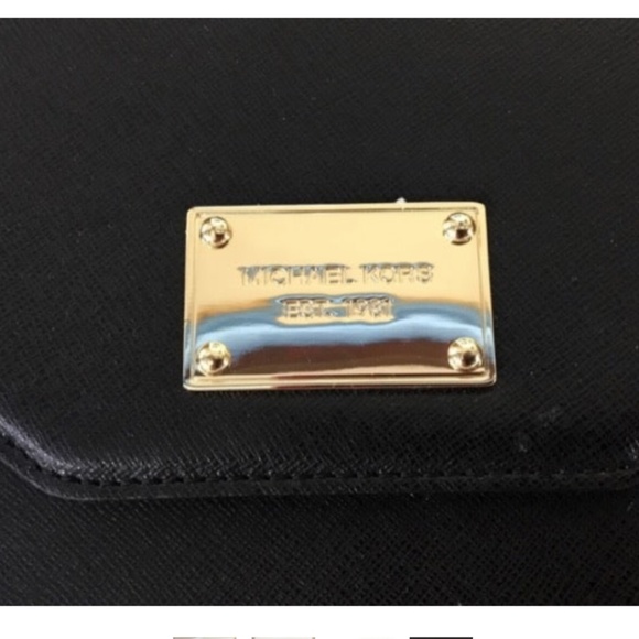 Michael Kors Clutch For Apple iPad Air, Black Saffiano, 4 Card Slots - NEW - Picture 4 of 4